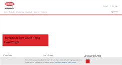 Desktop Screenshot of lockwoodasia.com